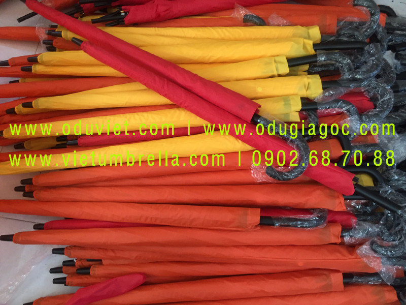 xưởng sản xuất ô dù cầm tay in logo quảng cáo
